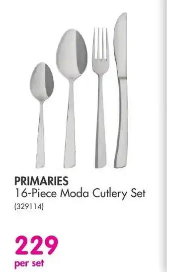 Makro Primaries 16-Piece Moda Cutlery Set offer