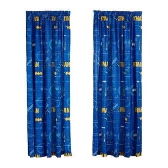 Dc batman fly 2-piece curtain set
