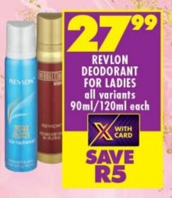 Shoprite Revlon Deodorant For Ladies offer