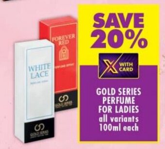 Shoprite Gold Series Perfume for Ladies 100ml offer