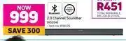 Game Hisense 2.0 channel soundbar hs204 offer
