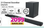 Game Hisense 2.1 channel soundbar hs212f offer