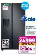 Game Samsung 617l black 2 door fridge offer