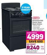Game Defy kitchenaire 600 electric stove black dss694 offer