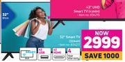 Game Hisense 32" (81cm) smart tv 32a4h offer
