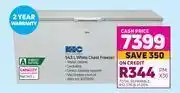 Game Kic 543l white chest freezer offer