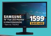 Game Samsung 19" flat led monitor ls19a330nhmxzn offer