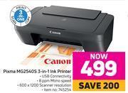 Game Canon pixma mg2540s 3 in 1 ink printer offer