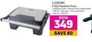 Game Logik 2 slice sandwich press offer