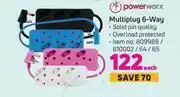 Powerworx multiplug 6 way-each