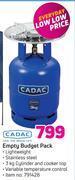 Game Cadac empty budget pack offer