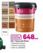 Game Simple choice textured paint-20l each offer