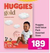 Game Huggies gold value pack (assorted sizes)-each offer