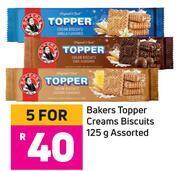 Game Bakers topper creams biscuits assorted-for 5 x 125g offer