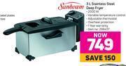 Game Sunbeam 3l stainless steel deep fryer offer