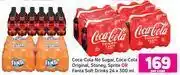 Game Coca-cola no sugar/original, stoney, sprite or fanta soft drinks-24 x 300ml per case offer