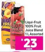 Game Liqui-fruit 100% fruit juice blend assorted-1ltr each offer
