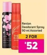 Game Revlon deodorant spray assorted-for 2 x 90ml offer