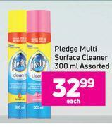 Game Pledge multi surface cleaner assorted- 300ml each offer