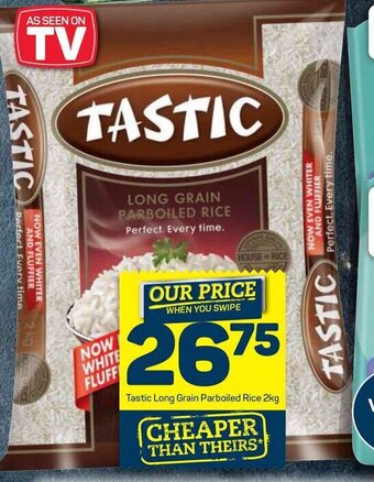 Pick n Pay Tastic Long Grain Parboiled Rice 2kg offer