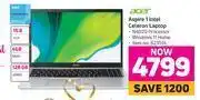 Game Acer aspire 1 intel celeron laptop offer
