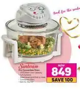 Game Sunbeam pro convection oven offer