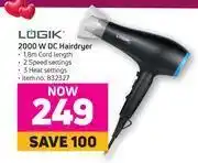 Game Logik 2000w dc hairdryer offer