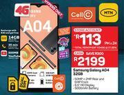 Pick n Pay Samsung galaxy a04 32gb 4g offer
