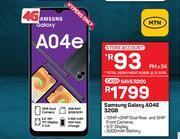 Pick n Pay Samsung galaxy a04e 32gb 4g offer