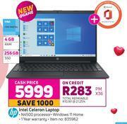 Game Hp intel celeron laptop offer