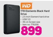 Game Wd 1tb elements black hard drive offer