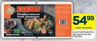 Pick n Pay Eskort Gold Medal Pork Sausage Assorted 375g offer