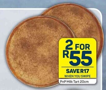 Pick n Pay PnP Milk Tart 20cm offer