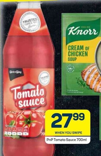 Pick n Pay PnP Tomato Sauce 700ml offer