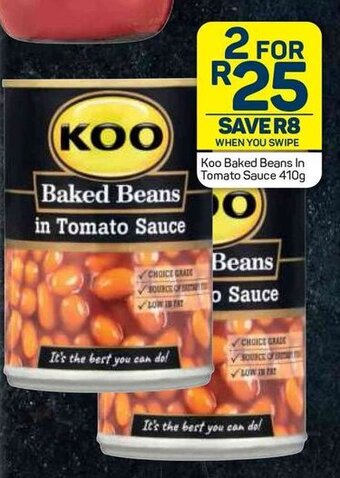 Pick n Pay Koo Baked Beans In Tomato Sauce 410g offer