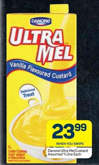 Pick n Pay Danone Ultra Mel Custard Assorted 1 Litre Each offer