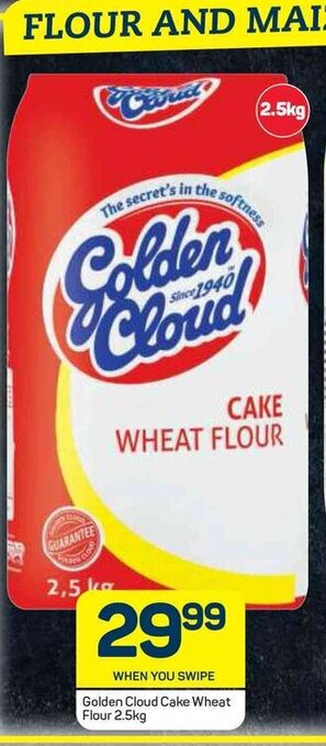 Pick n Pay Golden Cloud Cake Wheat Flour 2.5kg offer