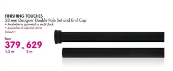 Finishing Touches 28mm Designer Pole Set and End Cap