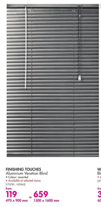 Makro Finishing Touches Aluminium Venetian Blind offer