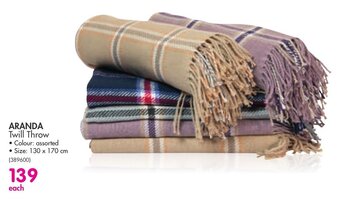 Aranda Twill Throw