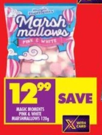 Magic Moments Pink & White Marshmallows 120g