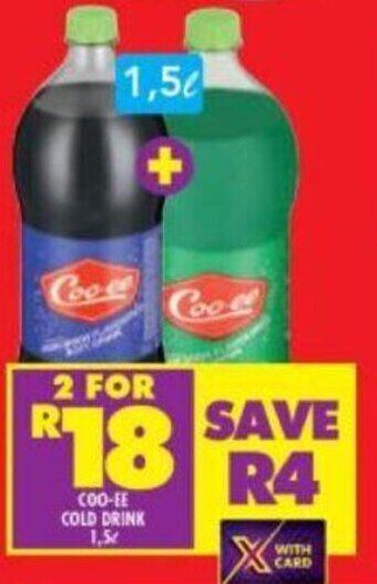 Shoprite Coo-EE Cold Drink 1,5 ℓ offer