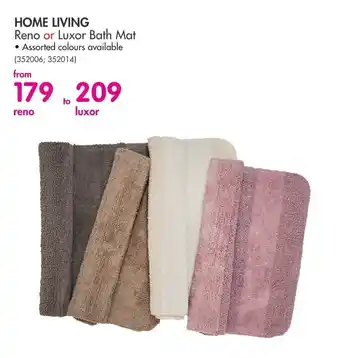 Home Living Reno or Luxor Bath Mat