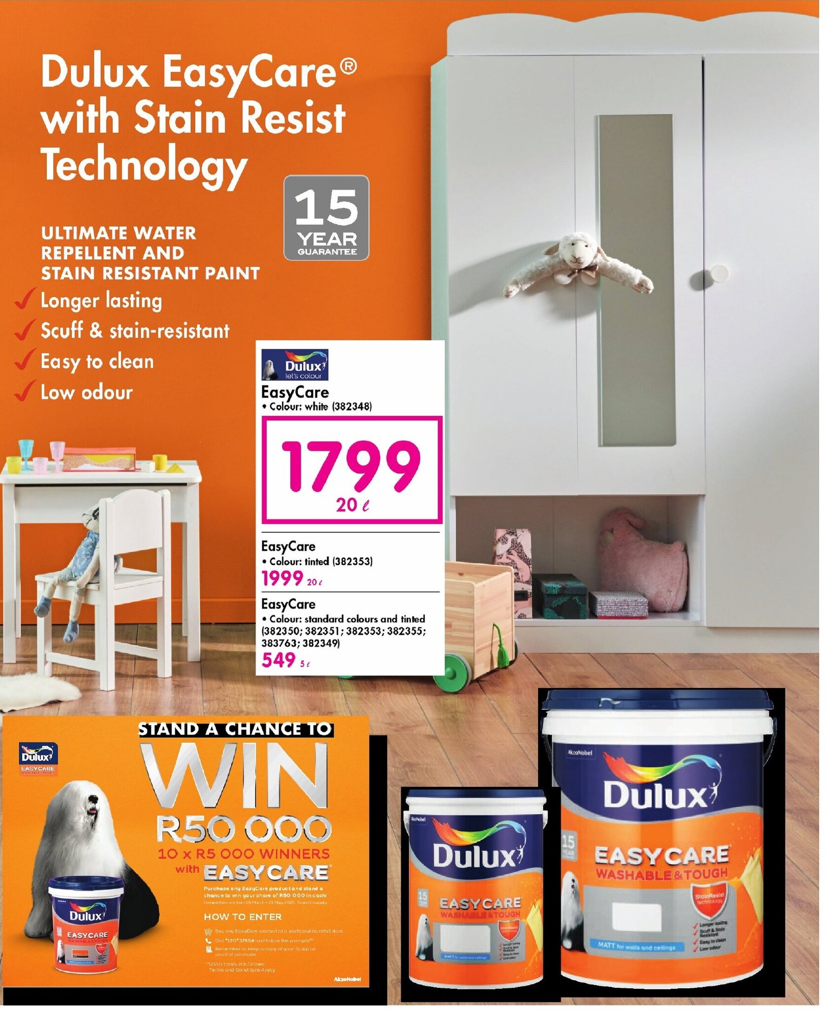 Easy Care Dulux offer at Makro