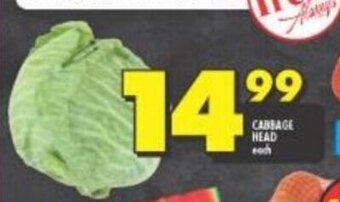 Shoprite Cabbage Head offer