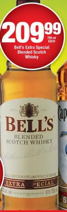 OK Liquor Bell's Extra Special Blended Scotch Whisky offer