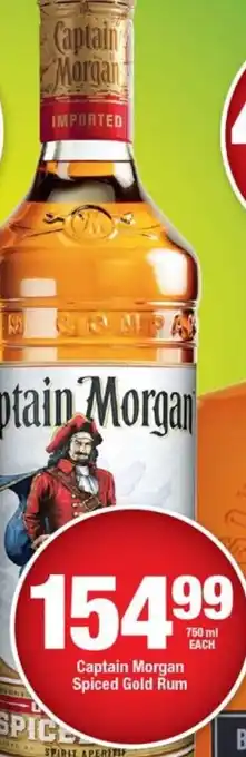 Captain Morgan Spiced Gold Rum