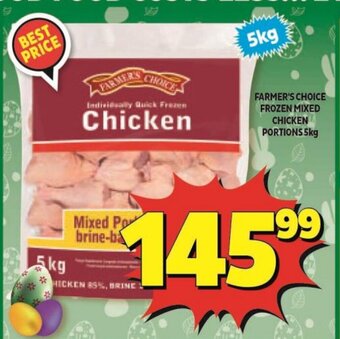 Usave Farmer's Choice Frozen Mixed Chicken Portions 5Kg offer