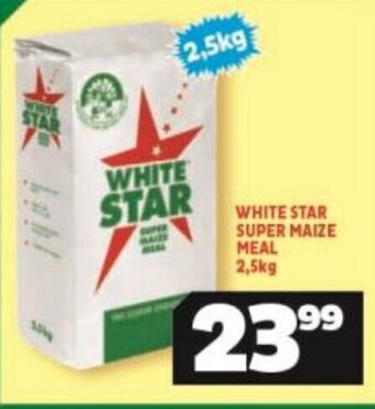 Usave White Star Super Maize Meal 2,5Kg offer