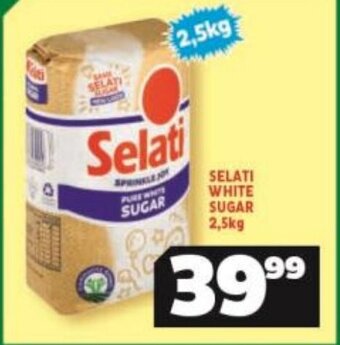 Usave Selati White Sugar 2,5Kg offer